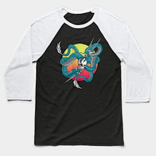 Dragon Snake Baseball T-Shirt